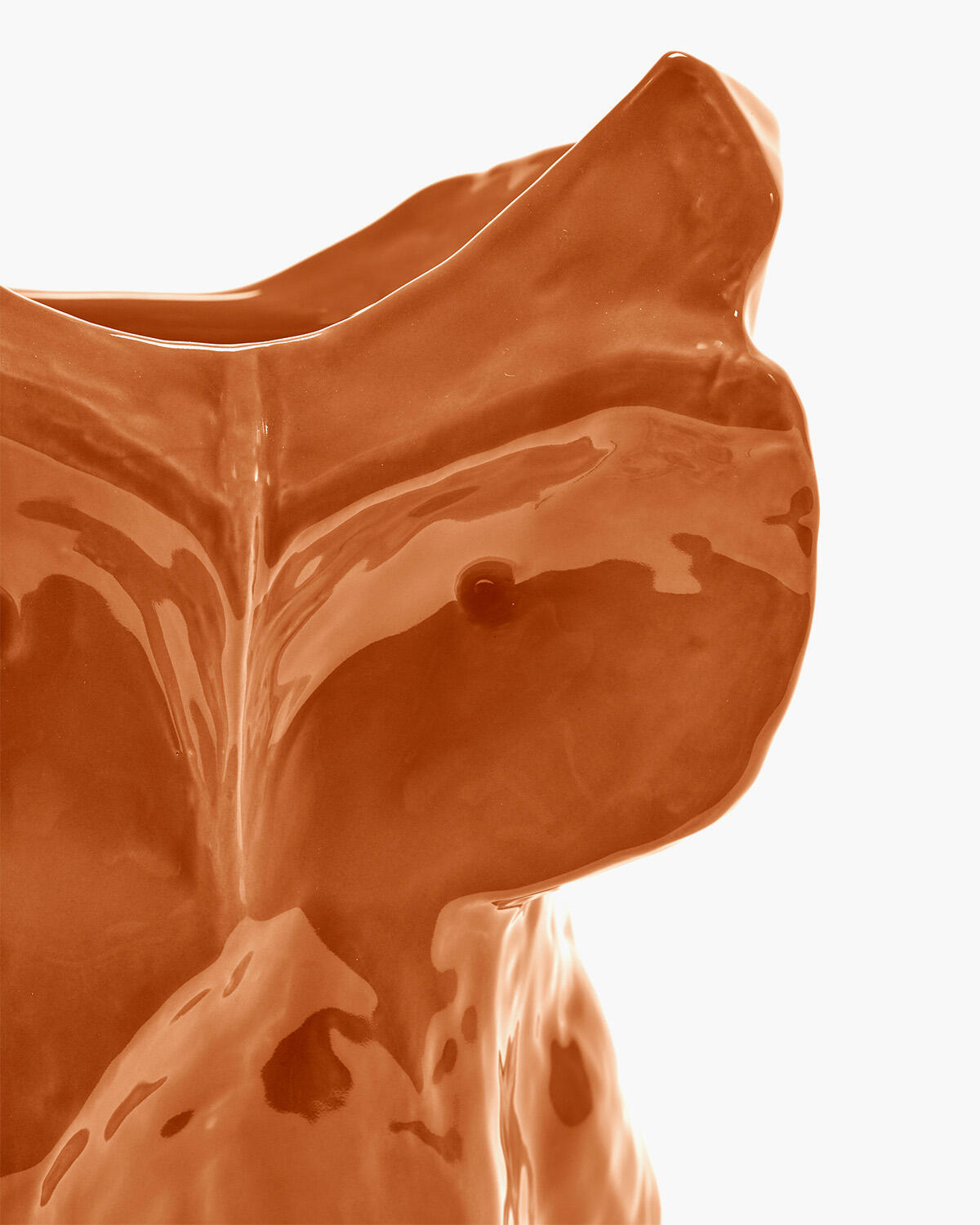 x Marni ugle vase, S - Orange after midnight